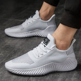 darrahopens Outdoor > Outdoor Shoes Men's Sneakers Outdoor Road Shoes Breathable Lightweight Non-slip ( White Size US9.5=US43 )