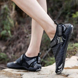 darrahopens Outdoor > Outdoor Shoes Men Women Water Shoes Barefoot Quick Dry Aqua Sports Shoes - Black Size EU40 = US7
