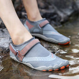 darrahopens Outdoor > Outdoor Shoes Men Women Water Shoes Barefoot Quick Dry Aqua Sports Shoes - Grey Size EU36=US3.5