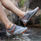 darrahopens Outdoor > Outdoor Shoes Men Women Water Shoes Barefoot Quick Dry Aqua Sports Shoes - Grey Size EU40 = US7