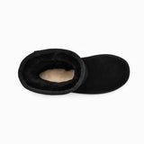 Darrahopens Outdoor > Outdoor Shoes Ugg Boots Genuine Australian Sheepskin Unisex Short Classic Suede (Black, EU35)