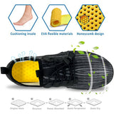 Darrahopens Outdoor > Outdoor Shoes Water Shoes for Men and Women Soft Breathable Slip-on Aqua Shoes Aqua Socks for Swim Beach Pool Surf Yoga (Black Size US 7)