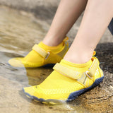 darrahopens Outdoor > Outdoor Shoes Women Water Shoes Barefoot Quick Dry Aqua Sports Shoes - Yellow Size EU39 = US6