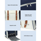 Darrahopens Outdoor > Picnic Alfresco Picnic Basket Backpack Set Cooler Bag 4 Person Outdoor Liquor Blue