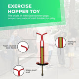 Darrahopens Outdoor Red Pogo Stick Kids - Childrens Jumping Jackhammer Exercise Hopper Toy