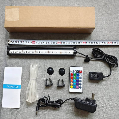 Darrahopens Pet Care > Aquarium 28cm LED Aquarium Lights Submersible Air Bubble RGB Light for Fish Tank Underwater
