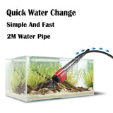 Darrahopens Pet Care > Aquarium Aquarium Electric Siphon Pump Vacuum Cleaner Fish Tank Clean Water Change Gravel