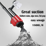 Darrahopens Pet Care > Aquarium Aquarium Electric Siphon Pump Vacuum Cleaner Fish Tank Clean Water Change Gravel