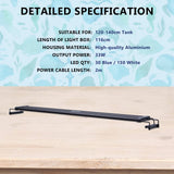 darrahopens Pet Care > Aquarium Dynamic Power 2 Set 27W Aquarium Blue White LED Light for Tank 95-115cm