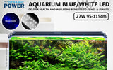 darrahopens Pet Care > Aquarium Dynamic Power 2 Set 27W Aquarium Blue White LED Light for Tank 95-115cm