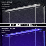 darrahopens Pet Care > Aquarium Dynamic Power 27W Aquarium Blue White LED Light for Tank 95-115cm