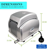 darrahopens Pet Care > Aquarium Dynamic Power Aquarium Air Pump Oxygen Hydroponic 12 Outlet 4500L/H 65W