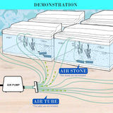 darrahopens Pet Care > Aquarium Dynamic Power Aquarium Air Pump Oxygen Hydroponic 12 Outlet 4500L/H 65W