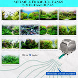 darrahopens Pet Care > Aquarium Dynamic Power Aquarium Air Pump Oxygen Hydroponic 12 Outlet 4500L/H 65W