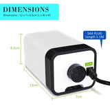 darrahopens Pet Care > Aquarium Dynamic Power Aquarium Air Pump Oxygen Hydroponic 2 Outlet 180L/H 4W