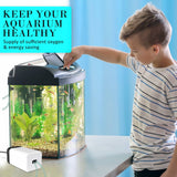 darrahopens Pet Care > Aquarium Dynamic Power Aquarium Air Pump Oxygen Hydroponic 2 Outlet 180L/H 4W