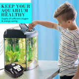 darrahopens Pet Care > Aquarium Dynamic Power Aquarium Air Pump Oxygen Hydroponic 4 Outlet 360L/H 13W