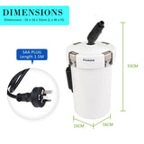 darrahopens Pet Care > Aquarium Dynamic Power Aquarium External Canister Filter 400L/H