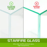 darrahopens Pet Care > Aquarium Dynamic Power  Aquarium Fish Tank 16L Starfire Glass