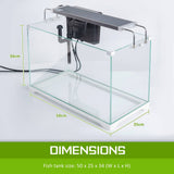 darrahopens Pet Care > Aquarium Dynamic Power Aquarium Fish Tank 39L Starfire Glass