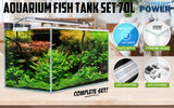 darrahopens Pet Care > Aquarium Dynamic Power Aquarium Fish Tank 70L Starfire Glass