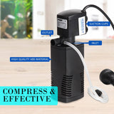 darrahopens Pet Care > Aquarium Dynamic Power Aquarium Submersible Filter 600L/H 8W 1m Pond Pump