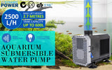 darrahopens Pet Care > Aquarium Dynamic Power Aquarium Submersible Water Pump 2500L/H 45W 2.7m Pond