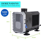 darrahopens Pet Care > Aquarium Dynamic Power Aquarium Submersible Water Pump 5000L/H 80W 3.8m Pond