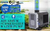 darrahopens Pet Care > Aquarium Dynamic Power Aquarium Submersible Water Pump 5000L/H 80W 3.8m Pond