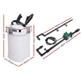 darrahopens Pet Care > Aquarium Giantz Aquarium External Canister Filter Aqua Fish Water Tank Sponge Pond 1250L