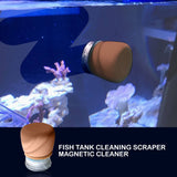 Darrahopens Pet Care > Aquarium Minfactory Fish Tank Corner Moss Magnet Scraper Glass Algae Cleaner Magnetic Scrubber
