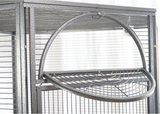 Darrahopens Pet Care > Bird 185cm XXL Corner Bird Cage Pet Parrot Aviary  Perch Castor Wheel
