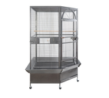 Darrahopens Pet Care > Bird 185cm XXL Corner Bird Cage Pet Parrot Aviary  Perch Castor Wheel