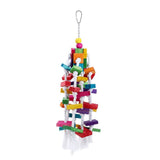 Darrahopens Pet Care > Bird 3 x Large Wood Hanging Swing Bird Parrot Parakeet Cockatiel Budgie Rope Toy