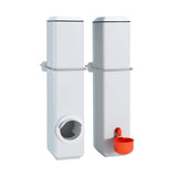 Darrahopens Pet Care > Bird Giantz Chicken Feeder Water Dispenser Automatic Waterer Poultry Food Drinker 4L