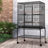 darrahopens Pet Care > Bird i.Pet Bird Cage Pet Cages Aviary 137CM Large Travel Stand Budgie Parrot Toys