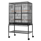 darrahopens Pet Care > Bird i.Pet Bird Cage Pet Cages Aviary 137CM Large Travel Stand Budgie Parrot Toys