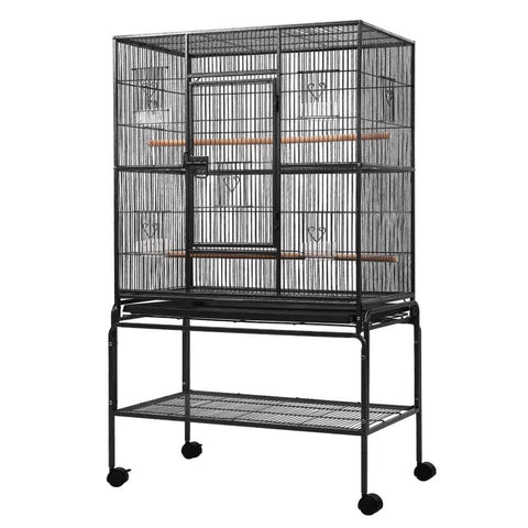 darrahopens Pet Care > Bird i.Pet Bird Cage Pet Cages Aviary 137CM Large Travel Stand Budgie Parrot Toys