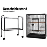 darrahopens Pet Care > Bird i.Pet Bird Cage Pet Cages Aviary 144CM Large Travel Stand Budgie Parrot Toys