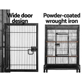 darrahopens Pet Care > Bird i.Pet Bird Cage Pet Cages Aviary 144CM Large Travel Stand Budgie Parrot Toys