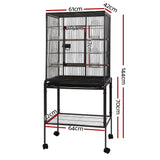 darrahopens Pet Care > Bird i.Pet Bird Cage Pet Cages Aviary 144CM Large Travel Stand Budgie Parrot Toys