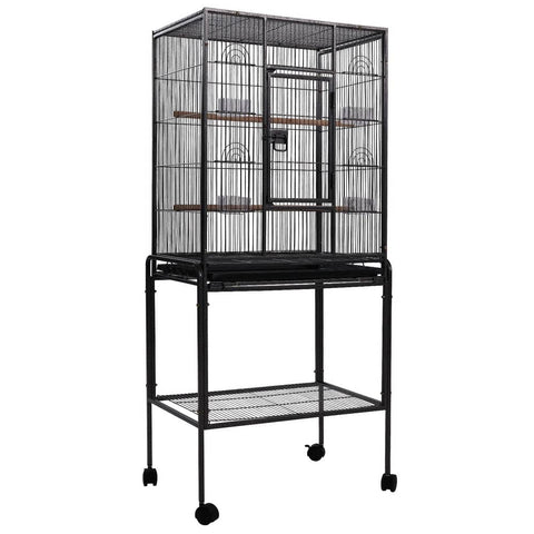 darrahopens Pet Care > Bird i.Pet Bird Cage Pet Cages Aviary 144CM Large Travel Stand Budgie Parrot Toys
