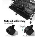 darrahopens Pet Care > Bird i.Pet Bird Cage Pet Cages Aviary 173CM Large Travel Stand Budgie Parrot Toys