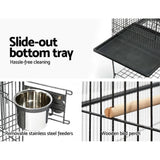 darrahopens Pet Care > Bird i.Pet Large Bird Cage with Perch - Black