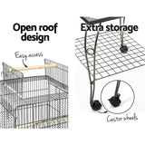 darrahopens Pet Care > Bird i.Pet Large Bird Cage with Perch - Black