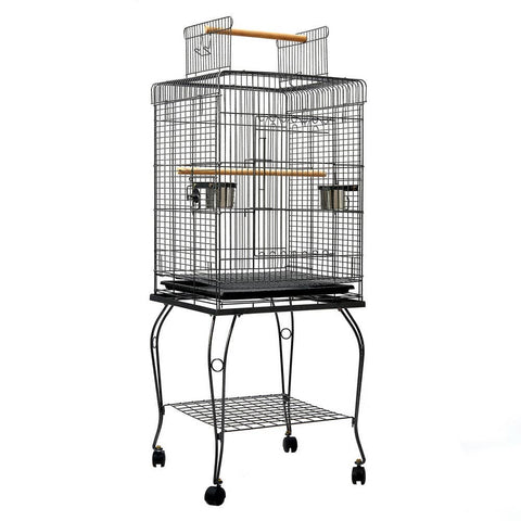darrahopens Pet Care > Bird i.Pet Large Bird Cage with Perch - Black