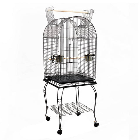 darrahopens Pet Care > Bird i.Pet Large Bird Cage with Perch - Black