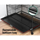 darrahopens Pet Care > Bird i.Pet Rabbit Cage Bird Ferret Parrot Aviary Cat Hamster 4 Level 142cm