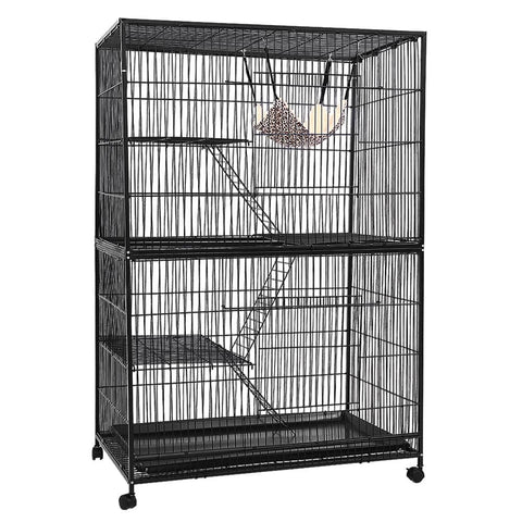 darrahopens Pet Care > Bird i.Pet Rabbit Cage Bird Ferret Parrot Aviary Cat Hamster 4 Level 142cm