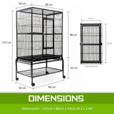 darrahopens Pet Care > Bird Paw Mate 137cm Bird Cage Parrot Aviary Melody